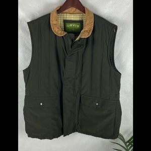 Great Looking Orvis Lined Green Vest